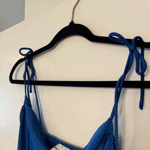 Hello Molly Blue Midi Slip Dress - Picture 5 of 6